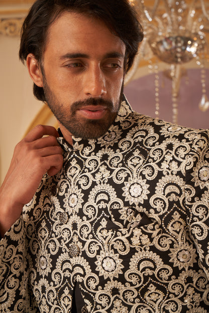 Indo Western Front Open - Black