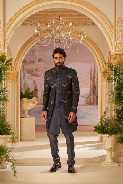 Indo Western Front Open - Black