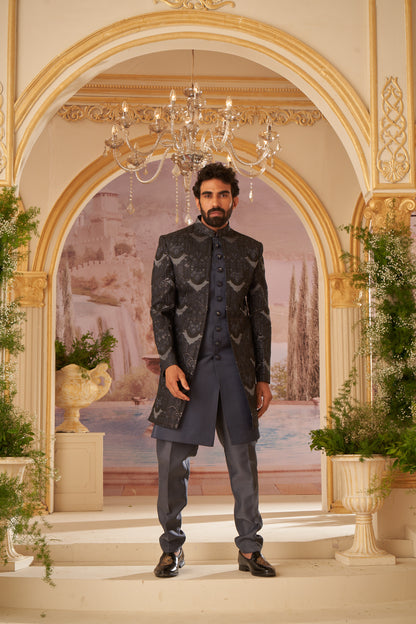 Indo Western Front Open - Black