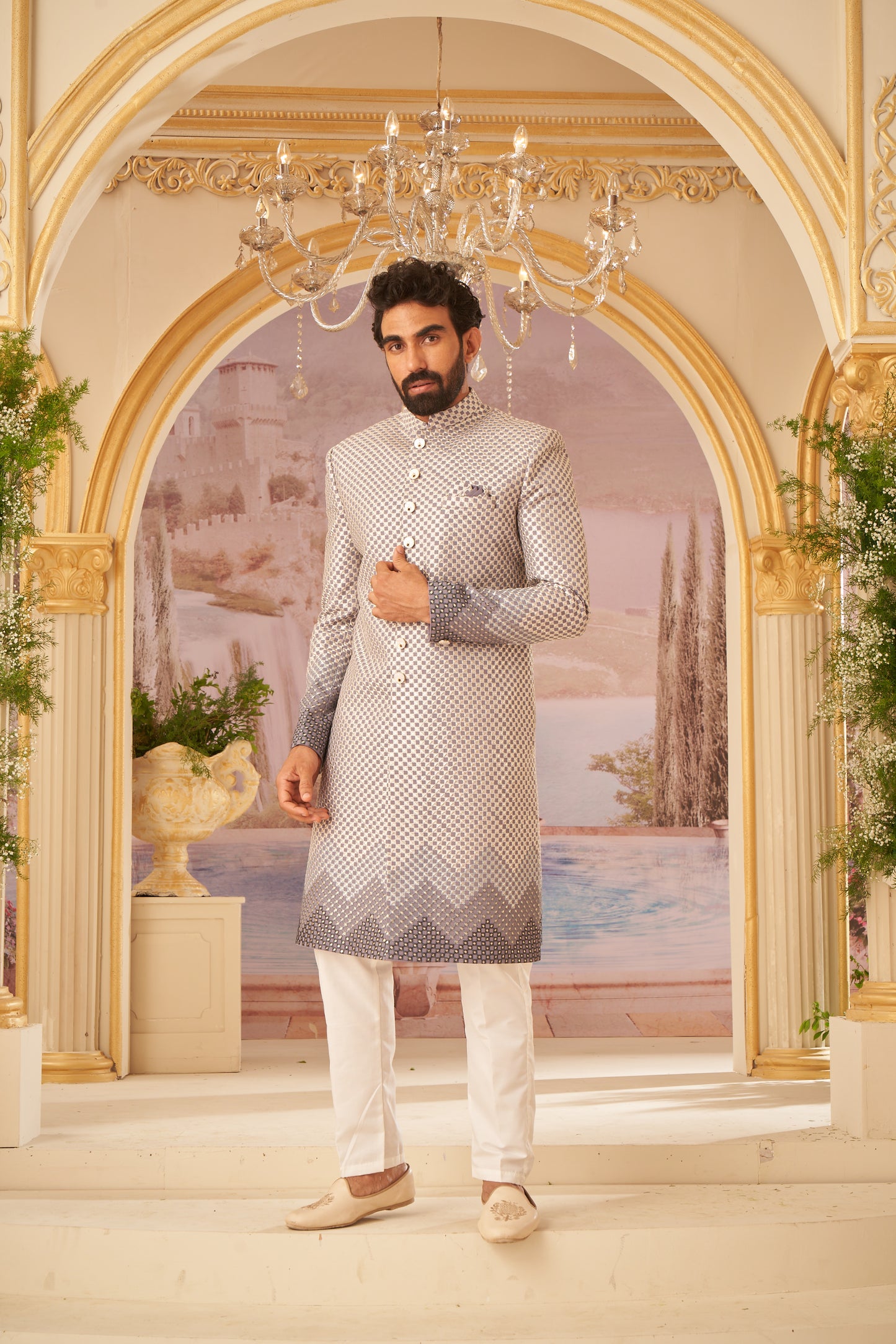 Indo Western - Grey