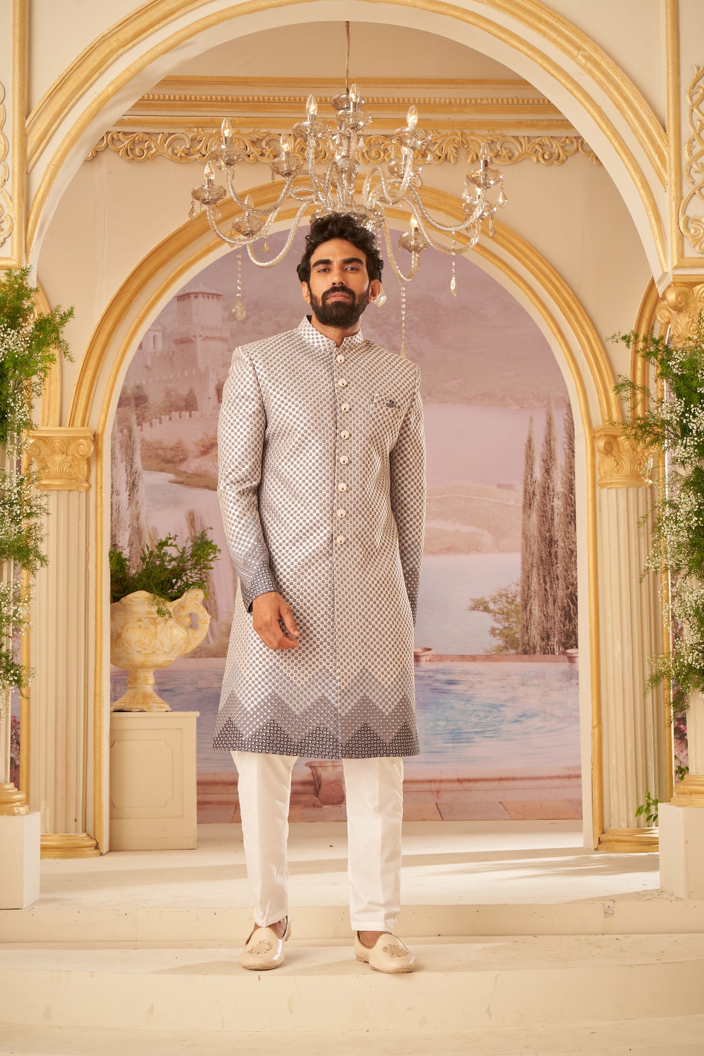 Indo Western - Grey