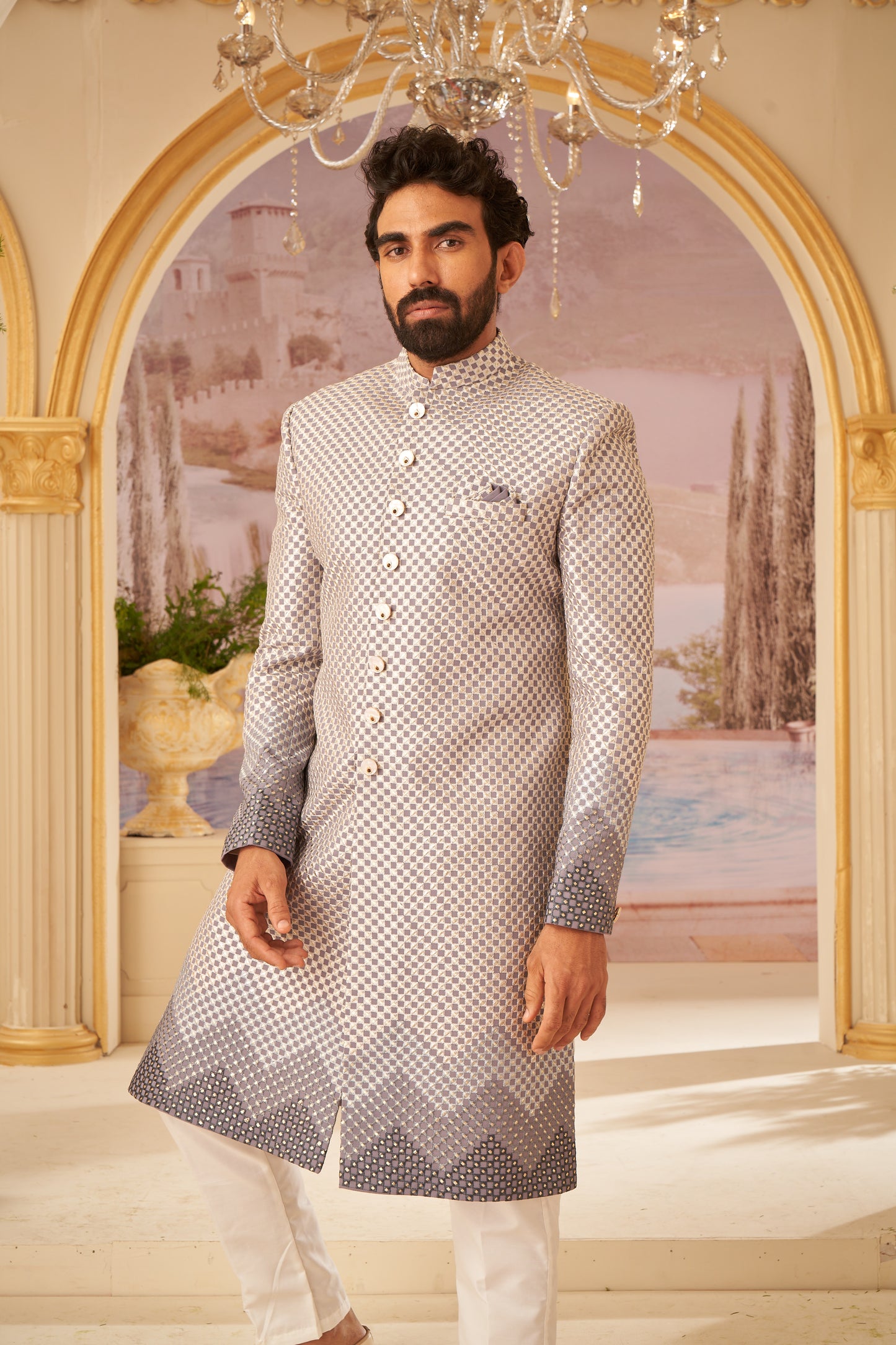 Indo Western - Grey
