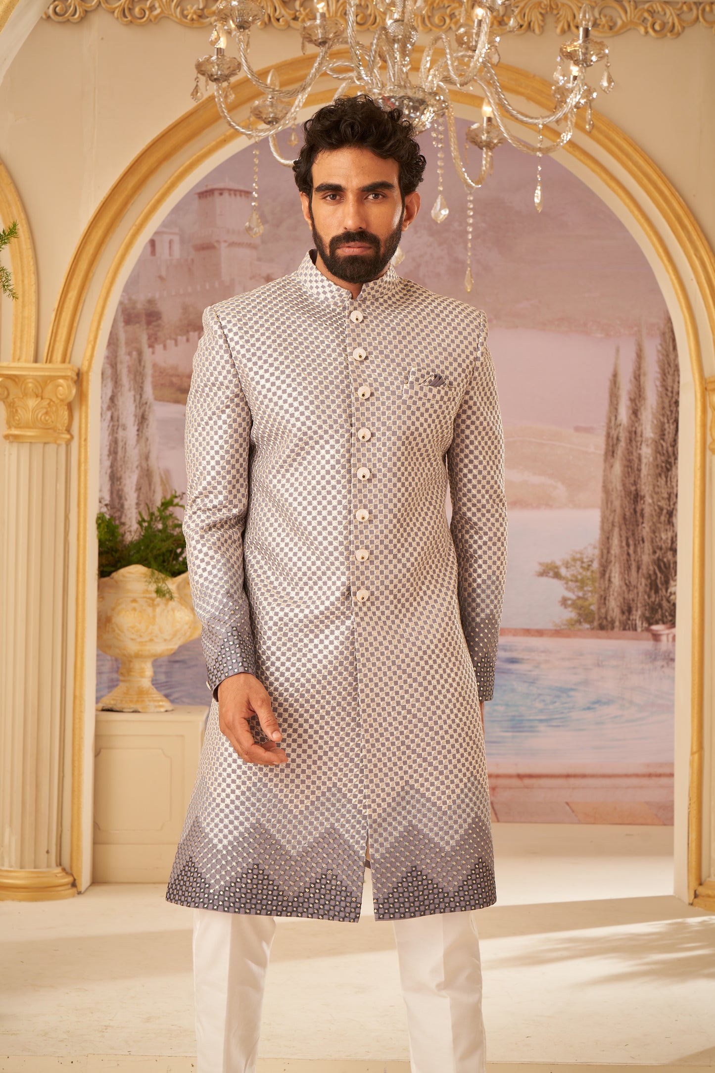 Indo Western - Grey