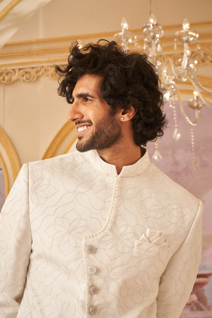 Indo Western - White