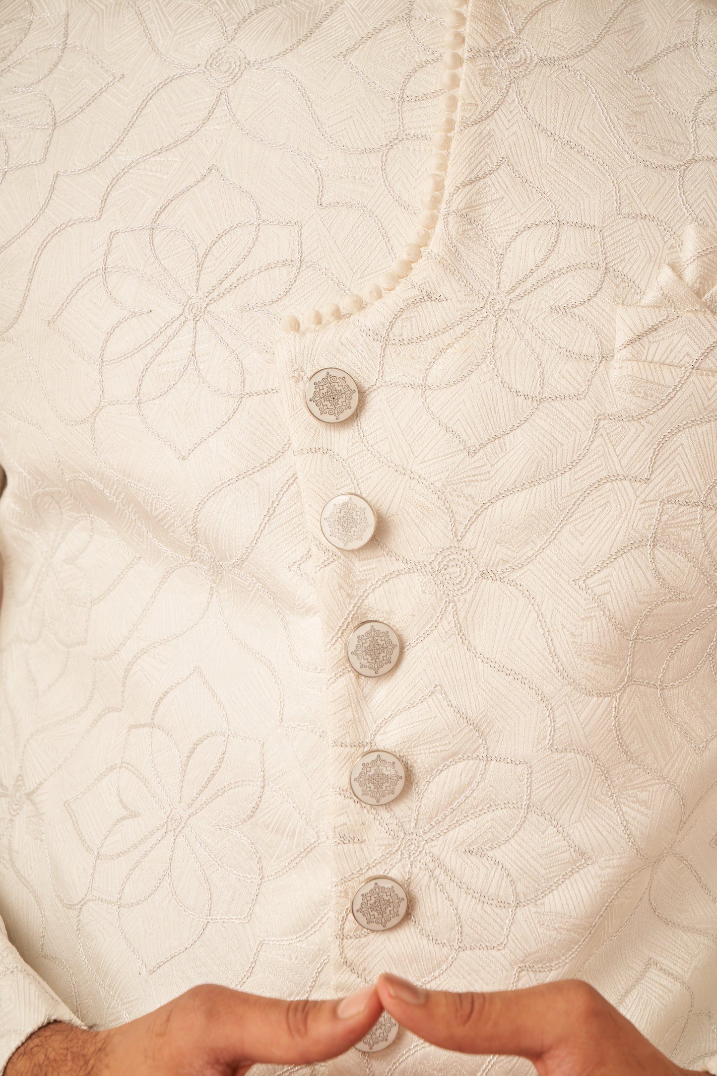 Indo Western - White