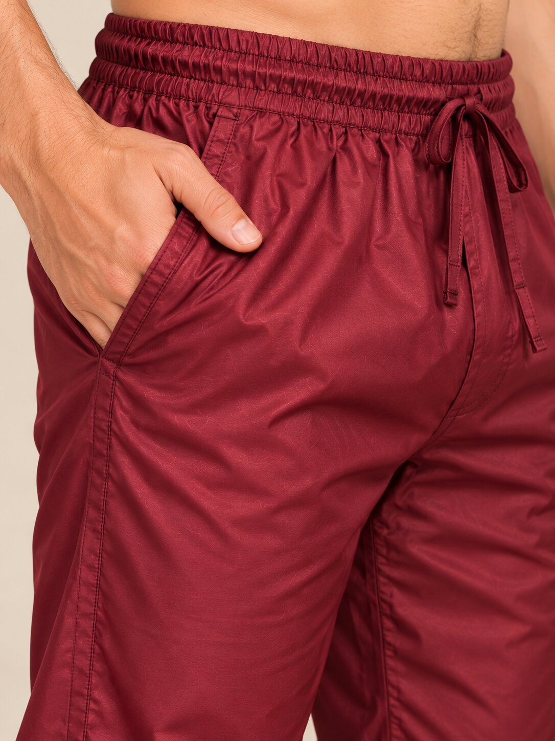 Men's Premium Maroon Straight Fit Pyjama