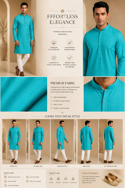 Men’s Green Kurta Pajama