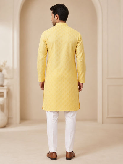 Yellow Kurta Pajama for Men