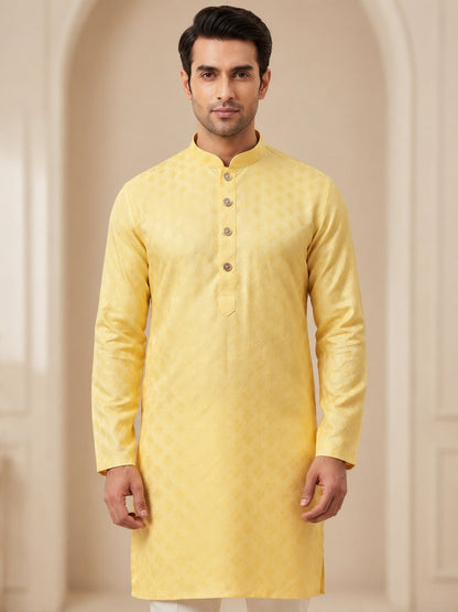 Yellow Kurta Pajama for Men