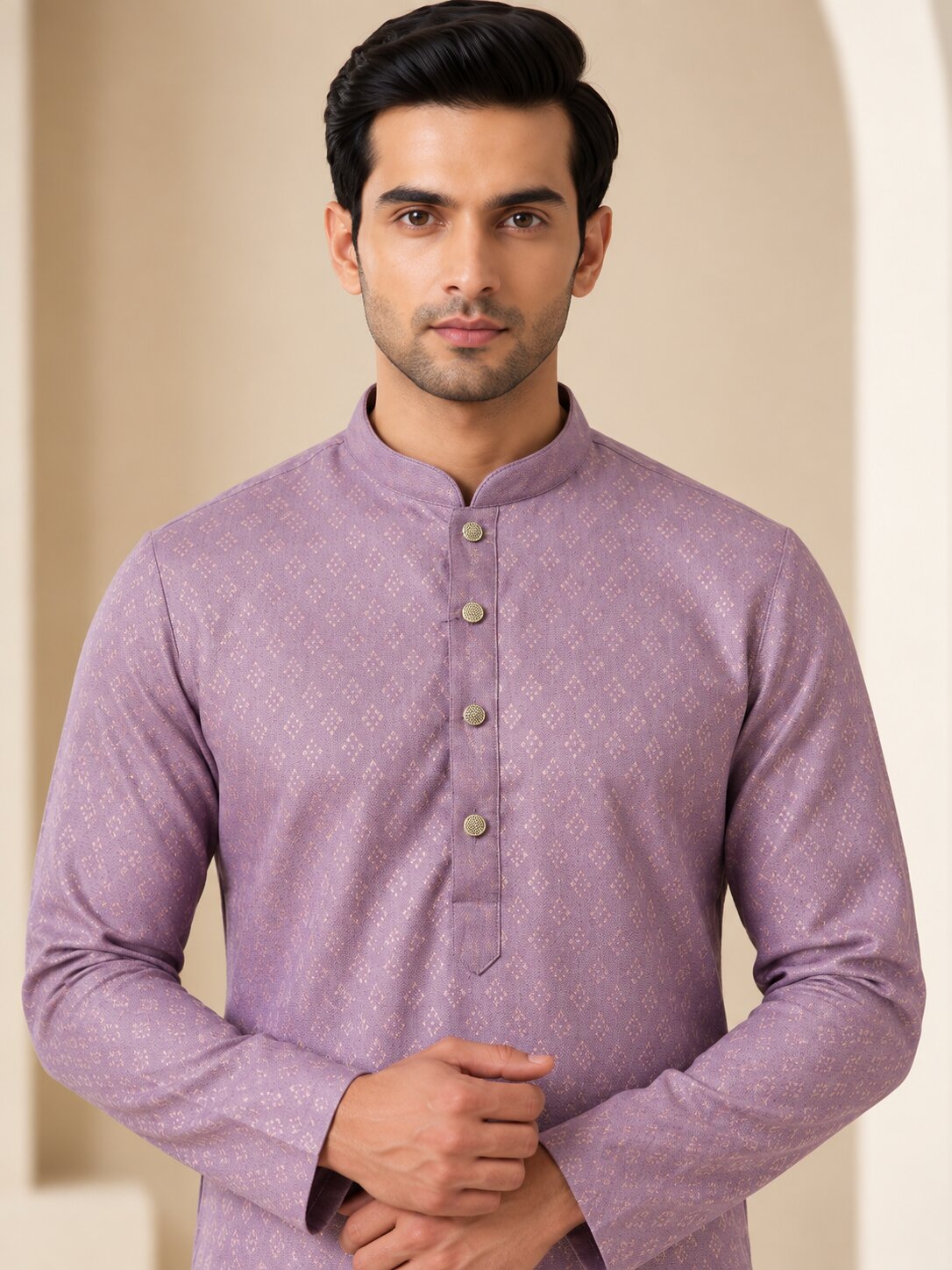 Light Purple Kurta Pajama for Men