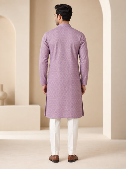 Light Purple Kurta Pajama for Men