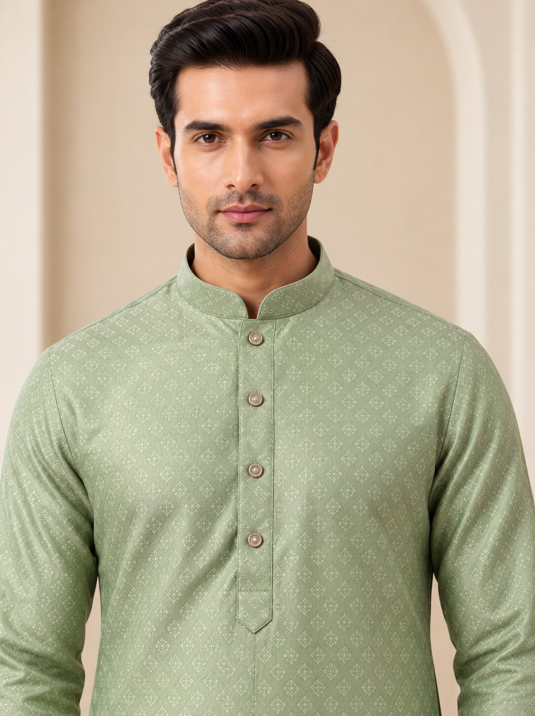 Pista Green Kurta Pajama for Men
