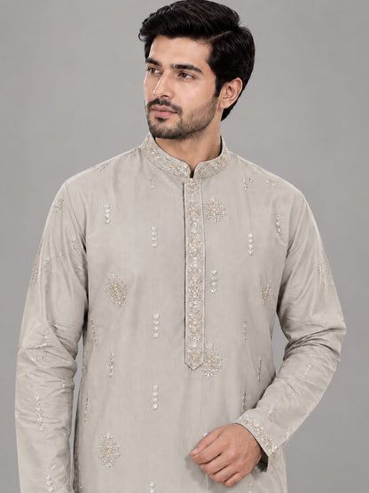 Light Peach Kurta Pajama for Men
