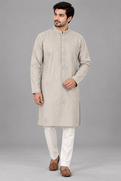Light Peach Kurta Pajama for Men