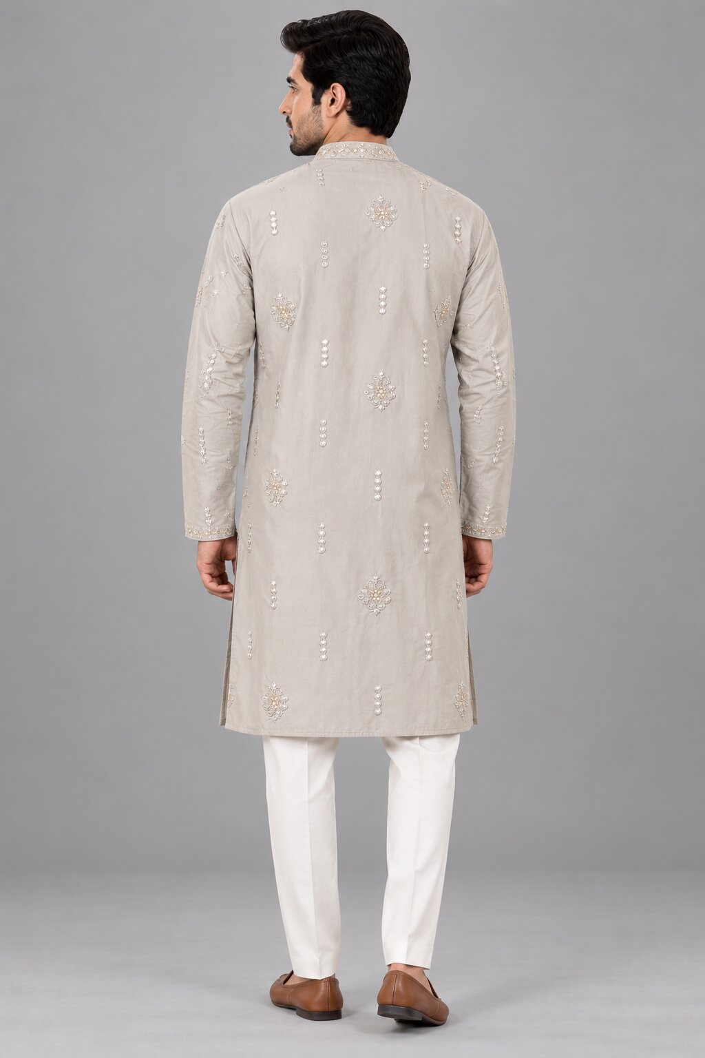 Light Peach Kurta Pajama for Men