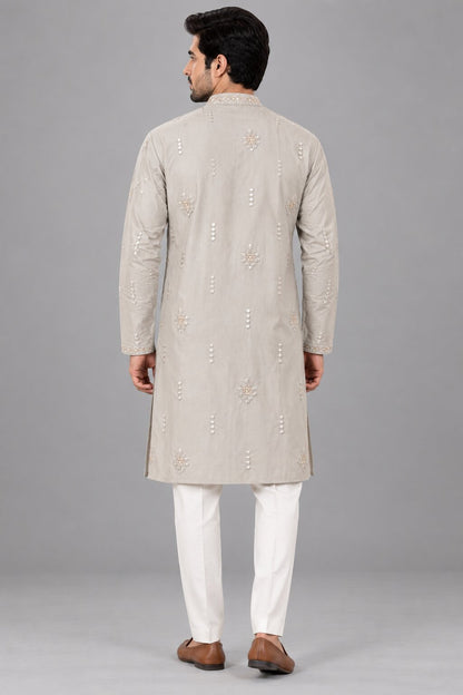 Light Peach Kurta Pajama for Men