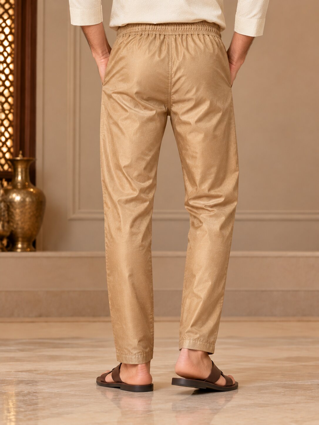 Men's Premium Golden Straight Fit Pyjama