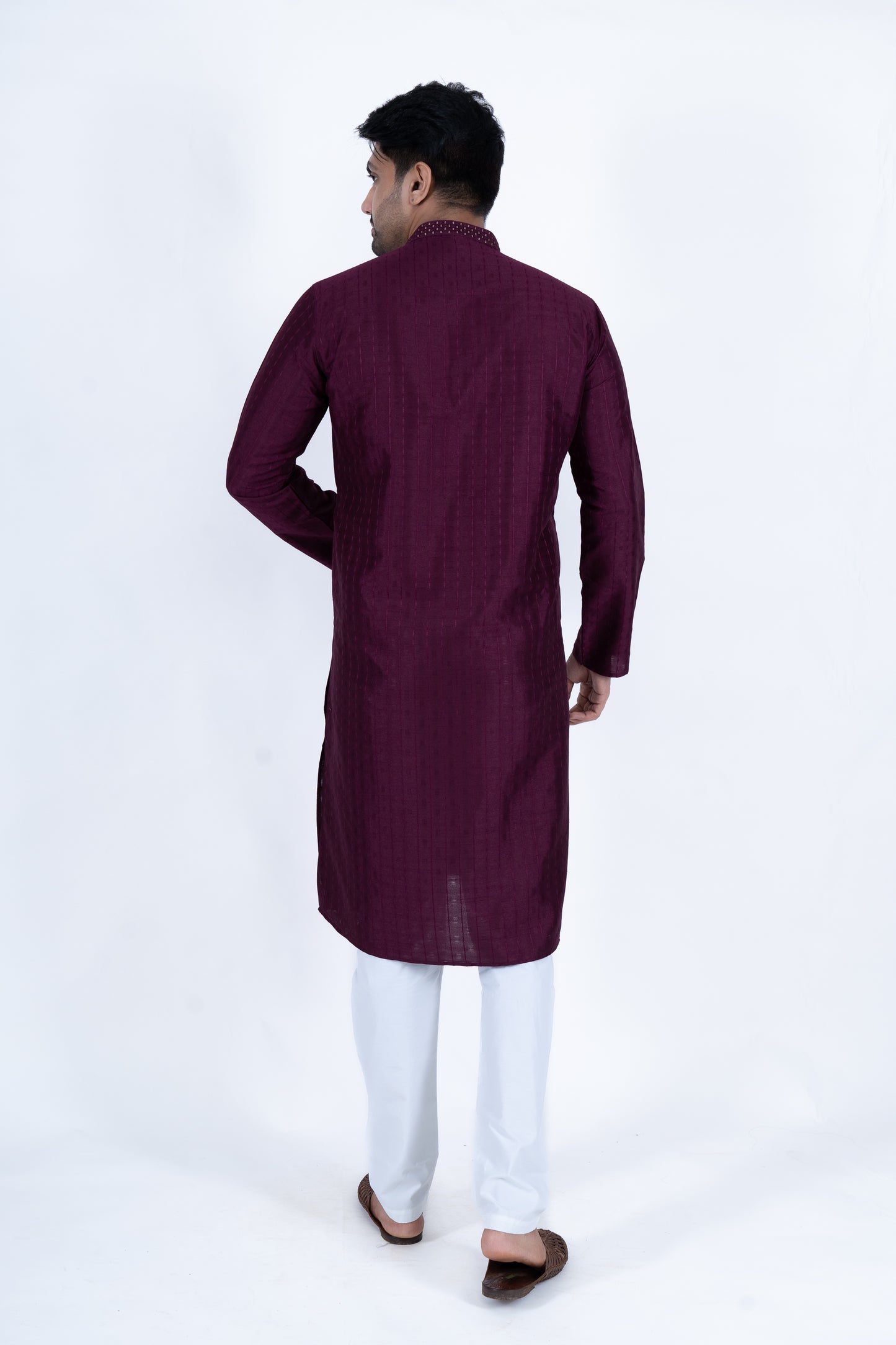 Fancy Kurta - Dark Purple