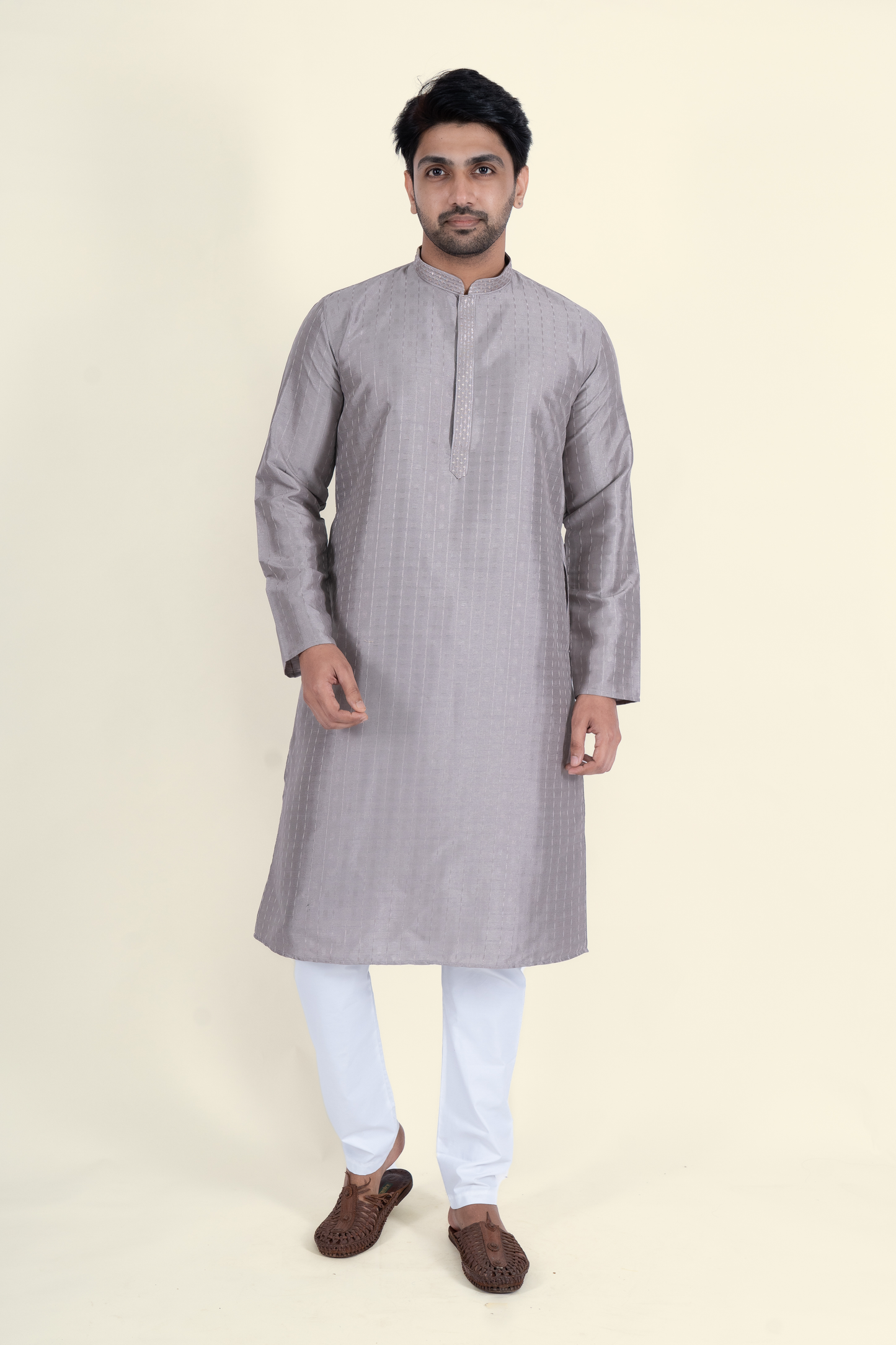 Fancy Kurta - Grey
