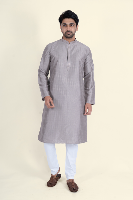 Fancy Kurta - Grey