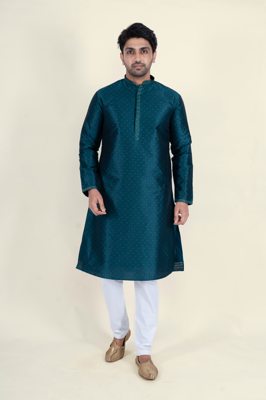Fancy Kurta - Dark Green