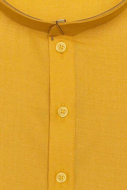 Cotton Kurta - Yellow