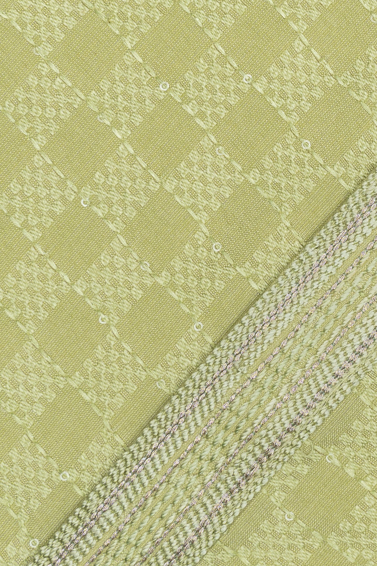 Fancy Kurta - Yellow Green